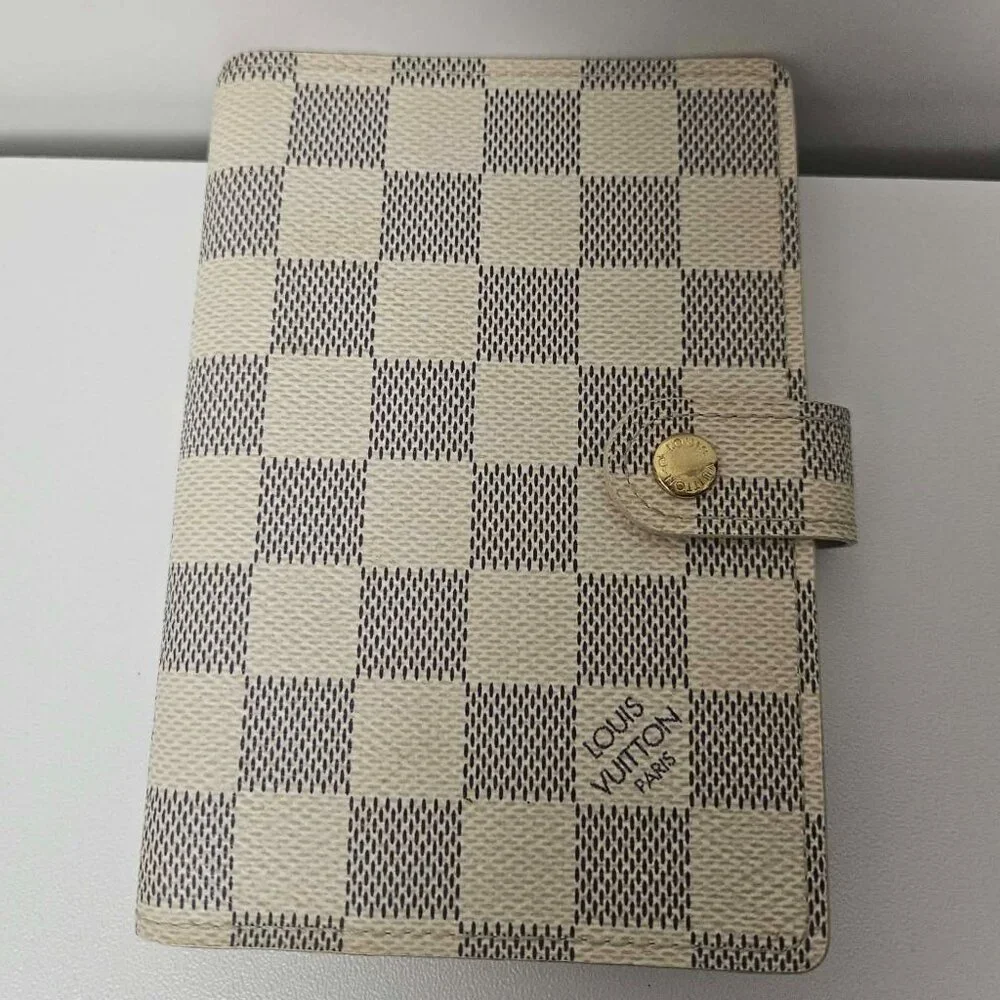 Louis Vuitton Damier Azur Agenda PM Day Planner Cover